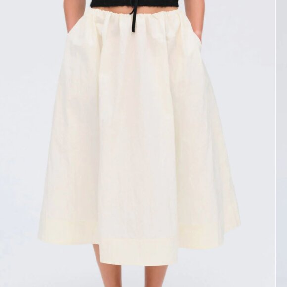 NWT Billie Poplin Midi Skirt - Picture 2 of 3